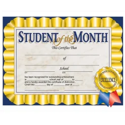 Hayes Achievement Certificates, 8.5" x 11", Multicolor, 3/Bundle (H-VA528-3)