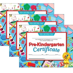 Hayes Completion Certificates, 8.5" x 11", Multicolor, 3/Bundle (H-VA699-3)