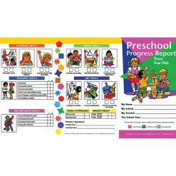 Hayes Publishing Preschool Progress Report, Three Year Olds, 10 Per Pack, 6 Packs (H-PRC1-6)