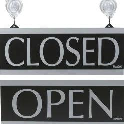 Headline® Century Series Office Signs, "OPEN/CLOSED", 5"x13", 1 each