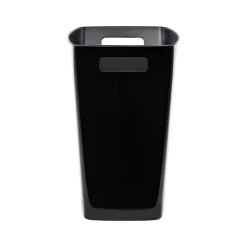 Hefty Polypropylene Trash Can with no Lid, Black, 6 Gal. (2159-75)