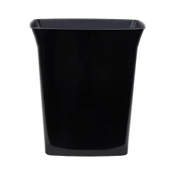 Hefty Polypropylene Trash Can with no Lid, Black, 6 Gal. (2159-75)