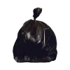 Heritage 50-56 Gallon Industrial Trash Bag, 43" x 47", Low Density, 1.7 Mil, Black, 100 Bags/Box (H8647WK X01)