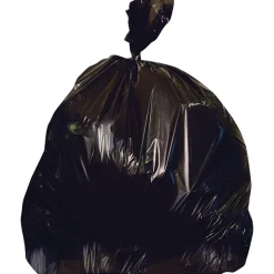Heritage 55 Gallon Industrial Trash Bag, 36" x 58", Low Density, 2 Mil, Black (H7258XK)