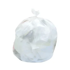 Heritage 30-33 Gallon Industrial Trash Bag, 33" x 40", High Density, 9 Mic, Natural, 500 Bags/Box, 20 Rolls (Z6640LNR01)