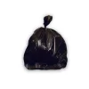 Heritage 50-56 Gallon Industrial Trash Bag, 43" x 48", High Density, 22 Mic, Black, 150 Bags/Box, 6 Rolls (Z8648WK R01)