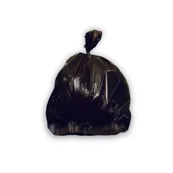 Heritage 60 Gallon Industrial Trash Bag, 38" x 58", Low Density, 2.5 Mil, Black, 50 Bags/Box (H7658XK X04)