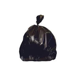 Heritage 20-30 Gallon Industrial Trash Bag, 36" x 30", Low Density, 0.65 mil, Black (H6036HK/H6036HB)