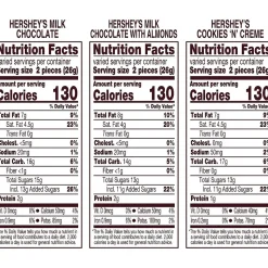 HERSHEY'S Assorted Milk Chocolate and White Creme Candy Party Pack, 31.5 oz (3400093933)