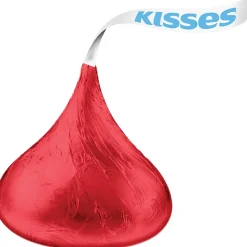 HERSHEY'S KISSES Red Foil Milk Chocolate Pieces, 66.67 oz. (HEC60286)