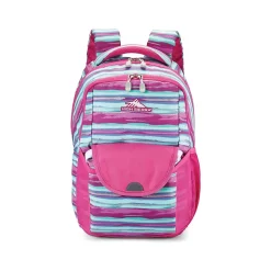 High Sierra Ollie Backpack, Watercolor Stripes, Pink/Blue (138583-9660)