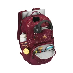 High Sierra Swoop SG Backpack, Artwork, Copper Splatter/Maroon (130360-9666)