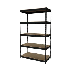 Hirsh 3800 lb. Rivet Series 5-Shelf Metal Unit, 48"W, Black (19454)