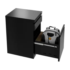 Hirsh 2-Drawer Mobile Vertical File Cabinet, Letter Size, Lockable, 27.75