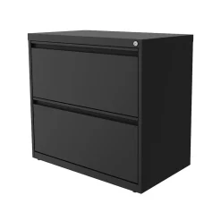 Hirsh Lateral 101 2-Drawer Lateral File Cabinet, Letter/Legal Size, Lockable, 27.75