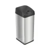 HLS Commercial Stainless Steel Sensor Trash Can with Automatic Lid, 13-Gallon, Silver (HLS13MX)