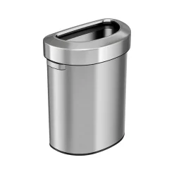 HLS Commercial Titan Stainless Steel Trash Can, 23-Gallon, Silver (HLS23DOT)