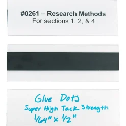 Hol-Dex® Magnetic Plastic Label Holders, 2" x 6", Clear, 12/Case (M51)