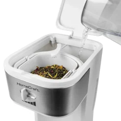 HomeCraft 12-Cups Automatic Drip Coffee Maker, White (HCIT3WS6A)