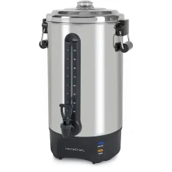 HomeCraft HCCU100SS 100-Cups Coffee Urn, Silver/Black