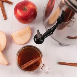 HomeCraft HCCU30SS 30-Cups Coffee Urn, Silver/Black