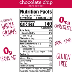 HomeFree Gluten Free Mini Chocolate Chip Cookies, 1.1 oz., 10/Pack (307-00360)