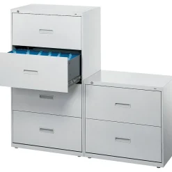 HON 2 Drawers Lateral File Cabinet, Letter/Legal, Putty, 30"W (BSX432LL)