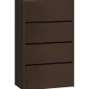 HON 10500 Series 4 Drawer Lateral File Cabinet, Mocha Finish, 36"W (HON10516MOMO)