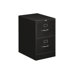 HON 510 Series 2 Drawer Vertical File Cabinet, Legal, Black, 25