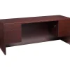 HON 10500 Series Credenza with Kneespace, 2 Box/2 File Drawers, 72"W, Mahogany Finish