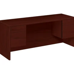HON 10500 Series Credenza with Kneespace, 2 Box/2 File Drawers, 72