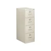 HON 310 Series 4-Drawer Vertical File Cabinet, Legal Size, Lockable, 52"H x 18.25"W x 26.5"D, Light Gray (HON314CPQ)