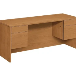 HON 10500 Series Kneespace Credenza 60"W, Harvest, 29 1/2"H x 60"W x 24"D