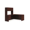 HON 10500 Series L-Workstation, Stack-On Storage, 66"W x 78"D, Mahogany Finish (HON105LRH6630N)