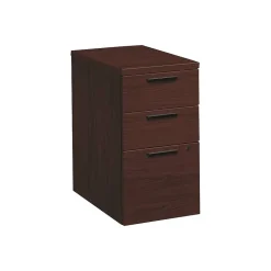 HON 10500 Series Mobile Vertical File Cabinet, Letter/Legal Size, Lockable, 28"H x 15.75"W x 22.75"D, Mahogany (HON105102NN)