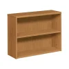 HON 10500 Series 2-Shelf Bookcase, 29 5/8"H x 36"W x 13 1/8"D, Harvest (H105532CC)