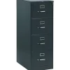 HON 310 Series Vertical File Cabinet, Legal, 4-Drawer, Charcoal, 26 1/2"D (314CPS)