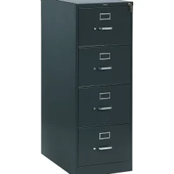 HON 310 Series Vertical File Cabinet, Legal, 4-Drawer, Charcoal, 26 1/2"D (314CPS)