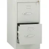 HON 510 Series Vertical File Cabinet with High Sides, Letter, 2-Drawer, Light Gray, 25"D (H512PQ)