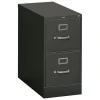 HON 310 Series Vertical File Cabinet, Letter, 2-Drawer, Charcoal, 26 1/2"D