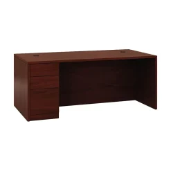 HON 10500 Series 66"W Computer Desk, Mahogany (H105898L.NN)