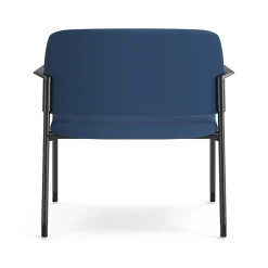 HON Accommodate Vinyl Upholstered Bariatric Stacking Chair, Blue/Textured Charcoal (HSB50.F.E.SX04.P7A)