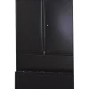 HON Brigade 800 Series Lateral File Cabinet with Storage, Letter/Legal, 2-Drawer, Black, 19 1/4"D