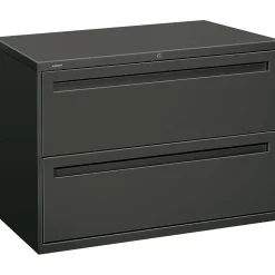 HON Brigade® 700 Series Lateral File, 2-Drawer, Charcoal (792LS)