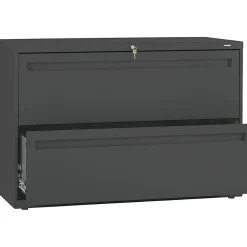 HON Brigade® 700 Series Lateral File, 2-Drawer, Charcoal (792LS)