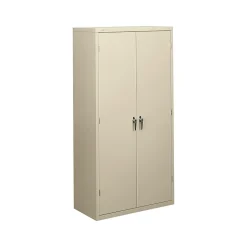 HON Brigade 72" Steel Storage Cabinet with 5 Shelves, Putty (HONSC1872L)