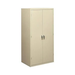 HON Brigade 72" Steel Storage Cabinet with 5 Shelves, Putty (HONSC2472L)