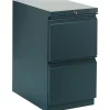 HON Brigade 2-Drawer Mobile Vertical File Cabinet, Letter Size, Lockable, 28"H x 15"W x 23"D, Charcoal (H33823RS)