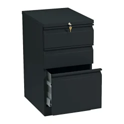 HON Brigade 3-Drawer Mobile Vertical File Cabinet, Letter Size, Lockable, 28
