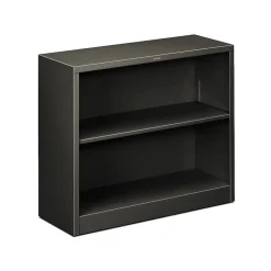 HON Brigade 29"H 2-Shelf Bookcase, Charcoal (HONS30ABCS)